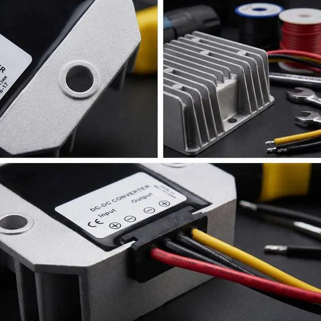 Alt view image 5 of 7 - DC 24V to 13.8V 5A 69W Auto Buck Power Converter DC Power Transformer | Aluminum Shell; Passive Cooling; Quiet Operation; High Efficiency; 100,000-hour lifespan; With Protection Funtion