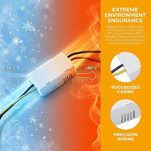 Alt view image 4 of 7 - DC 12V to 3V 3A 9W DC Step-Down Power Converter Power Transformer | Aluminum Shell; Passive Cooling; Quiet Operation; High Efficiency; 100,000-hour lifespan; With Protection Funtion