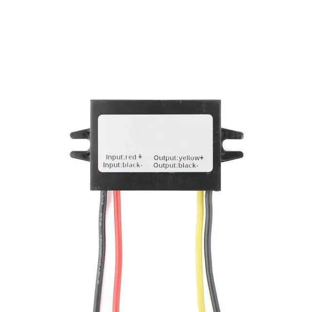 Alt view image 5 of 7 - DC 17V-100V to 12V 3A 36W DC Step-Down Power Converter Power Transformer | ABS Shell; Passive Cooling; Quiet Operation; High Efficiency; 100,000-hour lifespan; With Protection Funtion