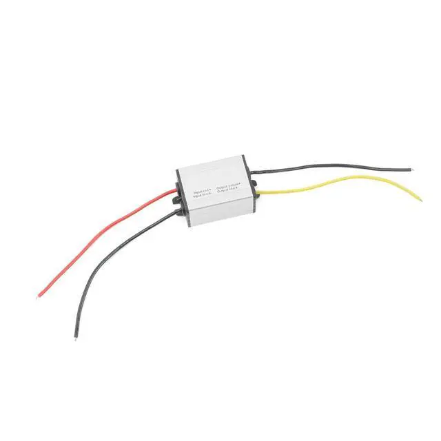 Alt view image 3 of 6 - DC 8V-100V to 5V 3A 15W DC Step-Down Power Converter Power Transformer | Aluminum Shell; Passive Cooling; Quiet Operation; High Efficiency; 100,000-hour lifespan; With Protection Funtion