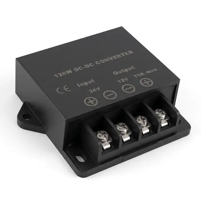 Main image of Mini DC 24V to 12V 10A 120W DC Power Converter Buck Power Module | ABS Shell; Passive Cooling; Quiet Operation; High Efficiency; 100,000-hour lifespan; With Protection Funtion