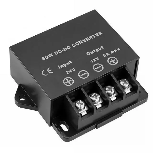 Main image of Mini DC 24V to 12V 5A 60W DC Power Converter Buck Power Module | ABS Shell; Passive Cooling; Quiet Operation; High Efficiency; 100,000-hour lifespan; With Protection Funtion
