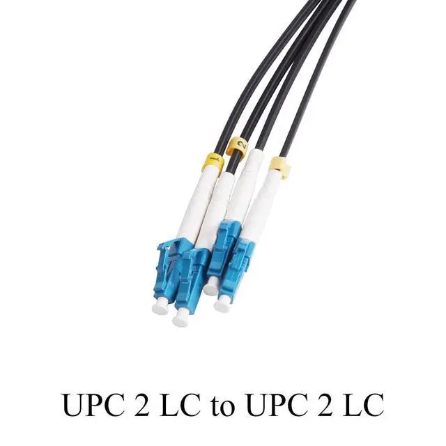Alt view image 5 of 5 - UPC LC to LC Single Mode Outdoor Fiber Patch Cable 1310/1550nm 2 Core 10m | UV-resistant Jacket, Duplex, 0.3dB Insertion Loss, 5kg Tensile Strength, -40~85, 500+ Mating Cycles