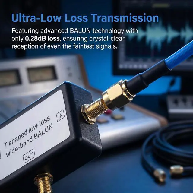 Alt view image 5 of 7 - Portable YouLoop Passive Magnetic Loop Antenna HF & VHF Receiving Antenna | Low Loss Balun; SMA Connector; For Communication