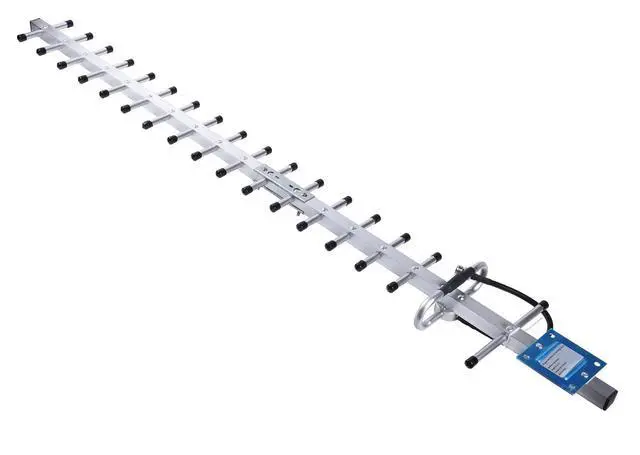 Main image of 20dBi 4G LTE Yagi Antenna 824-2700MHz N Female for Outdoor | 2G/3G/4G GSM UMTS LTE, Weatherproof, Directional Vertical Polarization, RG58 Cable, for Communication