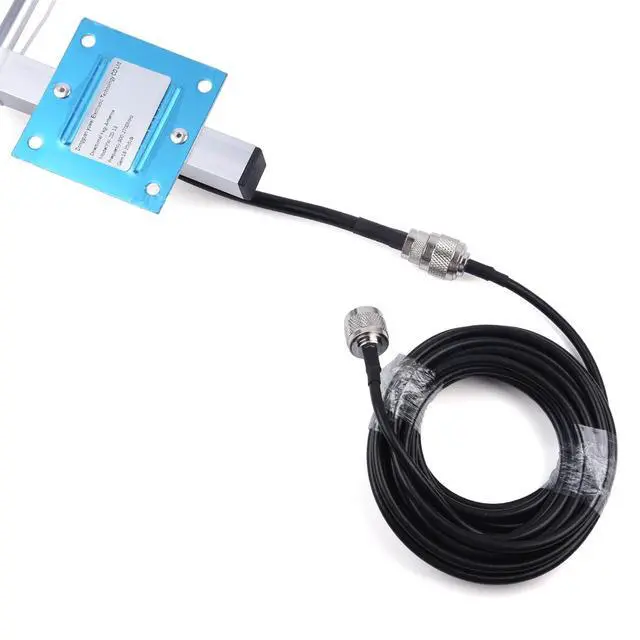 Alt view image 7 of 7 - 20dBi 4G LTE Yagi Antenna 824-2700MHz N Female with 10m Cable for Outdoor | 2G/3G/4G GSM UMTS LTE, Weatherproof, Directional Vertical Polarization, RG58 Cable, for Communication
