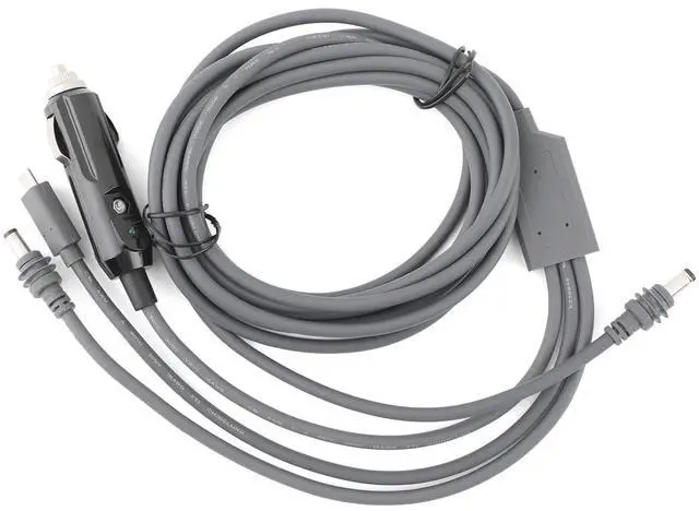 Alt view image 4 of 7 - for Starlink Mini 3-in-1 Power Cable 20m/65.62ft, Car Charger/Type-C/DC | 3-in-1 Cigarette Lighter/Type-C/DC input, 30V 2A 60W, Plug-and-Play, Copper Conductor, Wear-resistant Rubber Jacket