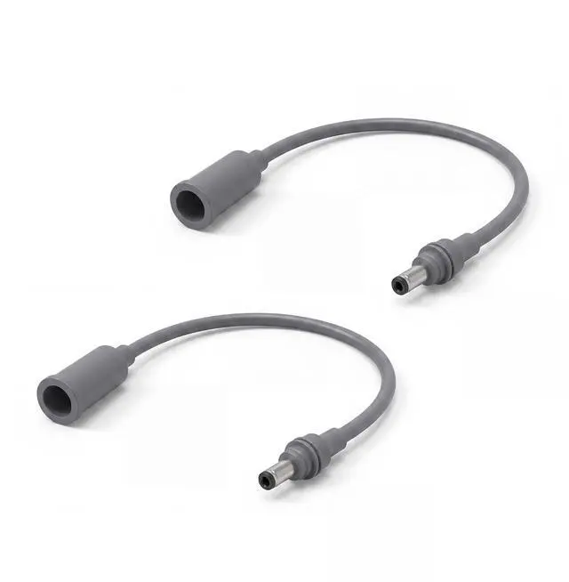 Main image of 2PCS for Starlink Mini Power Cable Adapter DC Female to DC Male 30cm | IP67 waterproof, Plug-and-Play, PVC Build, Secure Connection, Portable