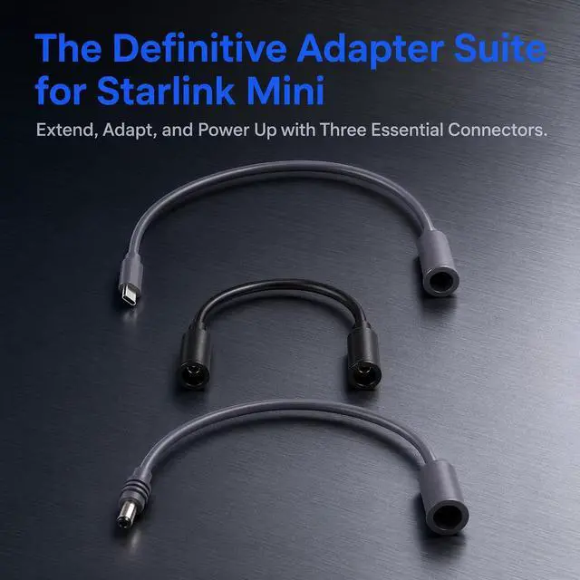 Alt view image 2 of 7 - 1PCS for Starlink Mini Power Cable Adapter DC Female to DC Female 20cm | IP67 waterproof, Plug-and-Play, PVC Build, Secure Connection, Portable
