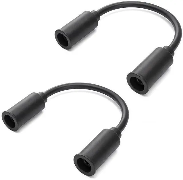 Main image of 2PCS for Starlink Mini Power Cable Adapter DC Female to DC Female 20cm | IP67 waterproof, Plug-and-Play, PVC Build, Secure Connection, Portable