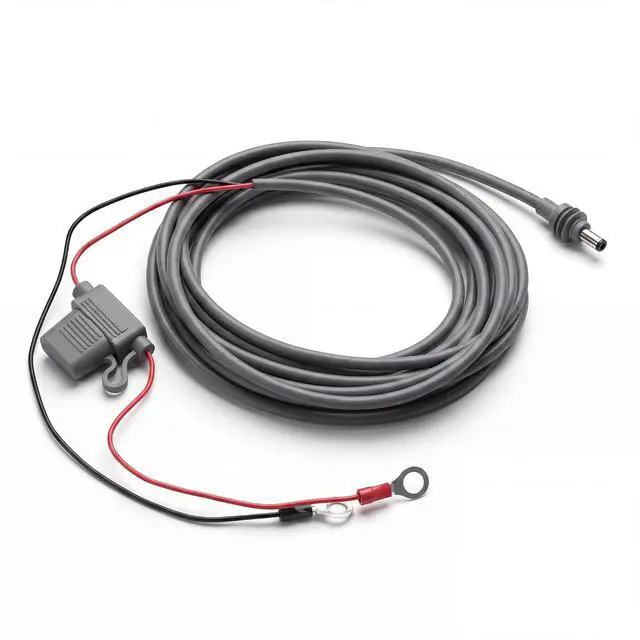 Main image of 16AWG Direct Battery Power Cable 3m/9.84ft for Starlink Mini with Fused | Tinned Copper, 12-48V DC Input, ATO/ATC Fuse, Ring Battery Terminals, Waterproof UV-resistant, For RV, Boat, Off-grid Solar