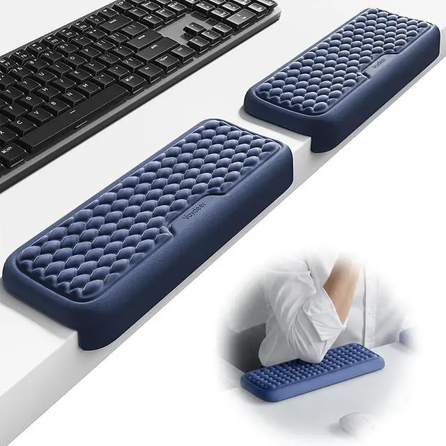 Main image of 2Pcs Elbow Pad for Desk, L-Shaped Arm Rest, Ergonomic Elbow Rest | Memory Foam Desk Edge Cushion, Wrist Rest Pad Keyboard Mouse Support for Palm Hand Office Computer Home Gaming Accessories