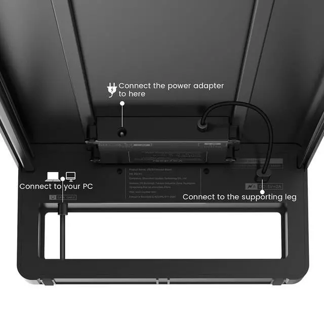 Alt view image 6 of 7 - Dual Monitor Stand, Double Monitor Riser with Wireless Charger and 4 USB 3.0 Hub Ports, Metal Desk Raiser for 2 Monitors, PC Screen iMac Studio Display Gaming Office Work Space Saver Organizer