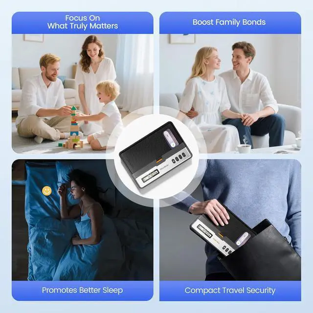 Alt view image 5 of 7 - Phone Lock Box with Timer, 99-Hour Lock | Up to 80-Day Use and 150-Day Standby, Fits Most Phones up to 6.9 in, Emergency Unlock Option, Study and Work