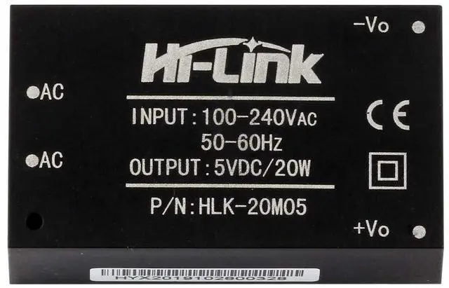 Alt view image 2 of 6 - HLK-20M05 AC-DC 220V to 5V 20W Step-Down Power Supply Module Intelligent Household Switch Power Supply Module (1 PCS)