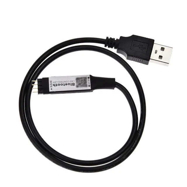 Alt view image 2 of 5 - 5V USB LED RGB WiFi Controller Bluetooth Remote 4 Pin Male Connector for TV Backlight Light Strip LED RGB Dimmer Home Colorful