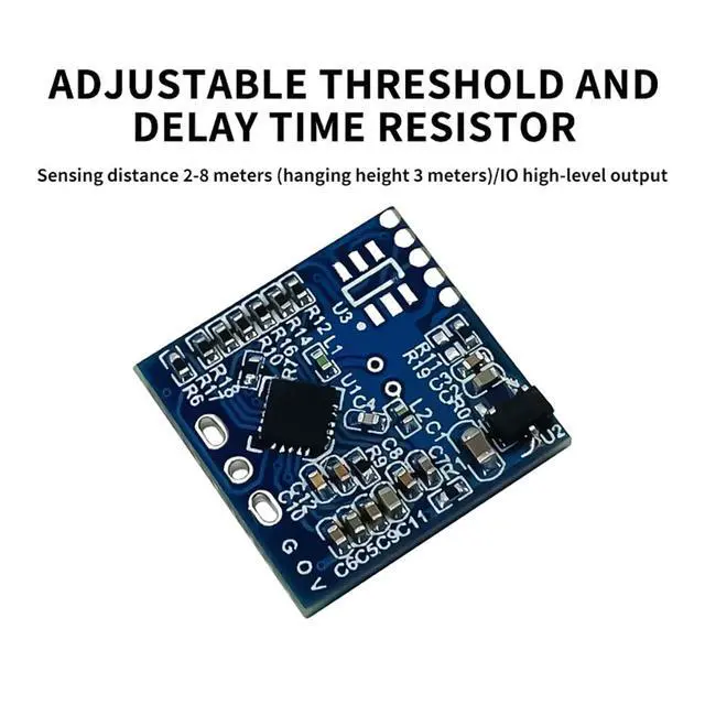 Alt view image 2 of 5 - HLK-LD1020 10g Micro Motion Intelligent Module Low Power Ra¡¤DAR Sensor (Module Without Pin)