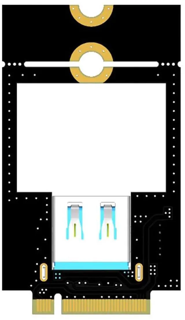 Main image of WWAN 4G Network Module Adapter M.2 B Key to USB/Dual TF Expansion Card Support for 3042 3052 (M.2 B-Key to USB3.0)