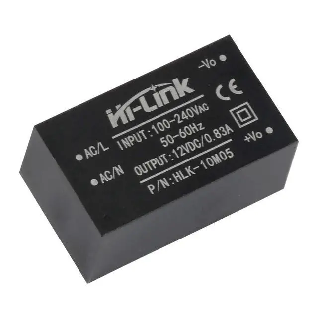 Alt view image 4 of 7 - 10pcs Mini Step-Down Power Supply Intelligent Household Switch Power Module HLK-PM01 HLK-5M05 10M05 HLK-2M05 AC DC 220V to 5V/3.3V/12V (HLK-10M12 12V 10W)