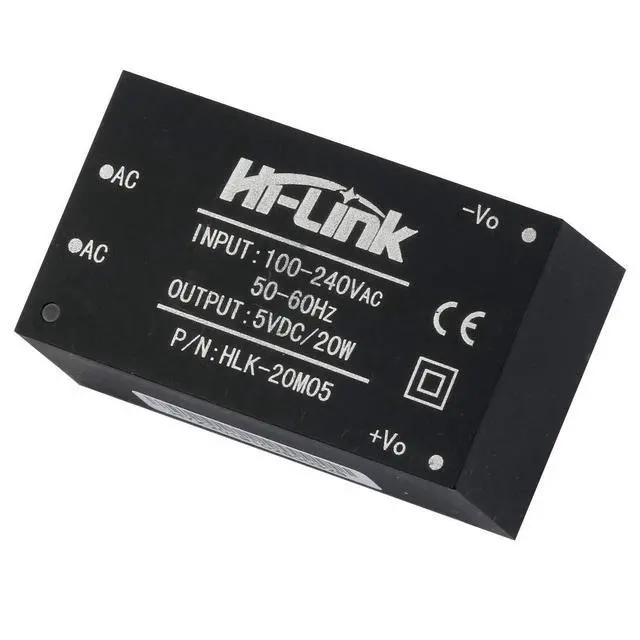 Alt view image 2 of 6 - HLK-20M05 AC-DC 220V to 5V 20W Step-Down Power Supply Module Intelligent Household Switch Power Supply Module (2 PCS)