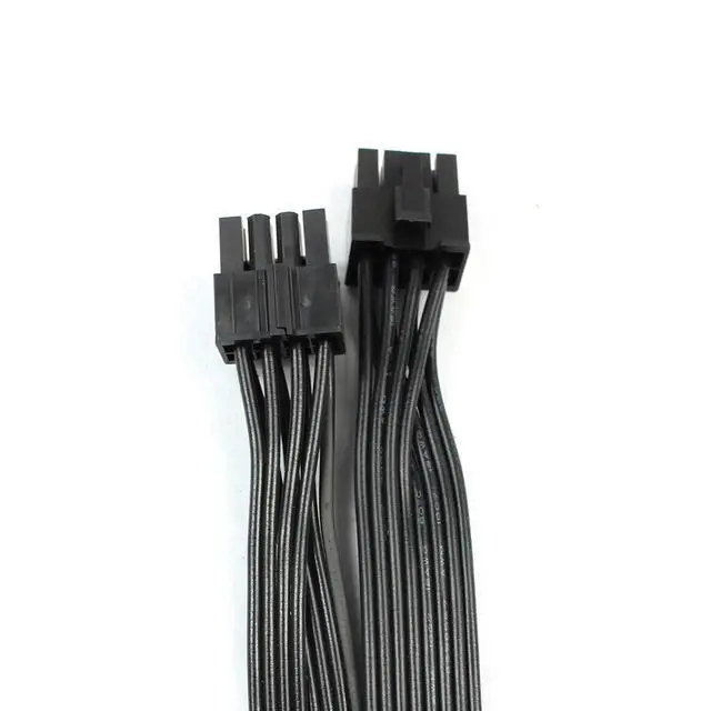 Alt view image 4 of 6 - Graphics Cable CPU 8Pin Power Supply Cable CPU 4+4pin Cables 18AWG 50cm/70cm for Great Wall Dragon Module 1250W (70cm)