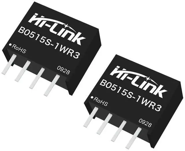 Main image of 1WR3 42mA-1W DC-DC DC 1500VDC Isolation Power Module 2Pcs with Sustainable Short-Circuit Protection (B0515S-1WR3)