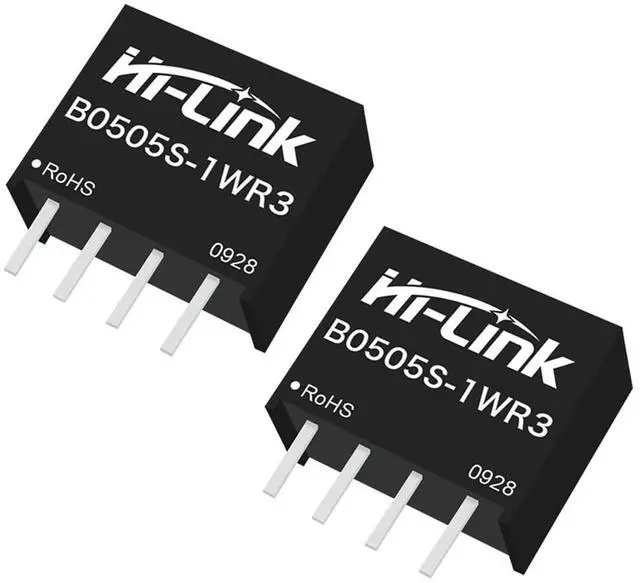 Main image of 1WR3 42mA-1W DC-DC DC 1500VDC Isolation Power Module 2Pcs with Sustainable Short-Circuit Protection (B0505S-1WR3)