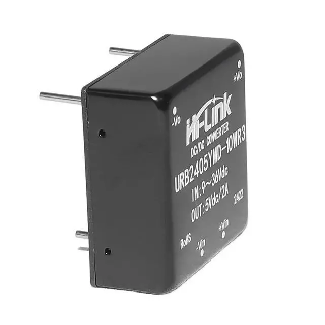 Alt view image 3 of 5 - 24V to 5V 10W 2000mA DC to DC Isolated Power Module 5v/12v/15v/24v DCDC Switching Power Module (10D2405A,2 Pcs)