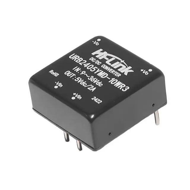 Alt view image 5 of 5 - 24V to 5V 10W 2000mA DC to DC Isolated Power Module 5v/12v/15v/24v DCDC Switching Power Module (10D2405A,2 Pcs)