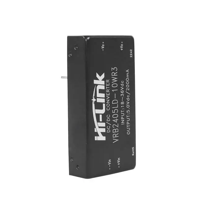 Alt view image 3 of 4 - 24V to 5V 10W 2000mA DC to DC Isolated Power Module 5v/12v/15v/24v DCDC Switching Power Module (10D2405B,2 Pcs)