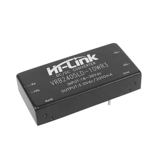 Alt view image 4 of 4 - 24V to 5V 10W 2000mA DC to DC Isolated Power Module 5v/12v/15v/24v DCDC Switching Power Module (10D2405B,2 Pcs)