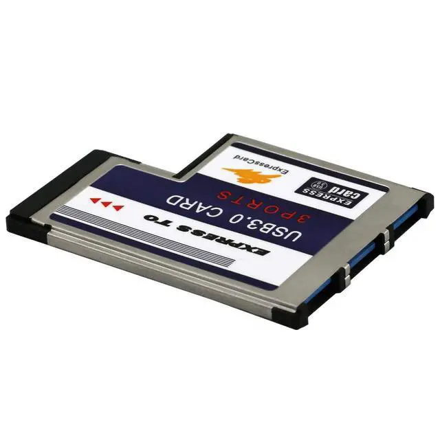 Alt view image 2 of 6 - 3 Ports Hidden Inside USB 3.0 to Expresscard 54mm USB3.0 Adapter Converter for Express Card Laptop Notebook PC
