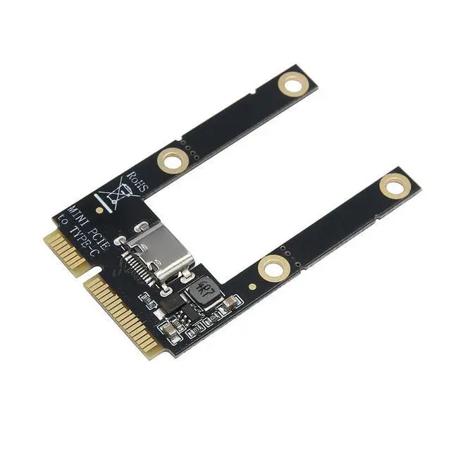 Alt view image 5 of 7 - Mini PCI to TF/USB-C Adapter Card Support for Laptop Card Reader Supports Half-Height Full-Height Application (MINI PCI-E to USB-C)