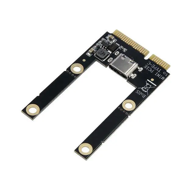 Alt view image 6 of 7 - Mini PCI to TF/USB-C Adapter Card Support for Laptop Card Reader Supports Half-Height Full-Height Application (MINI PCI-E to USB-C)