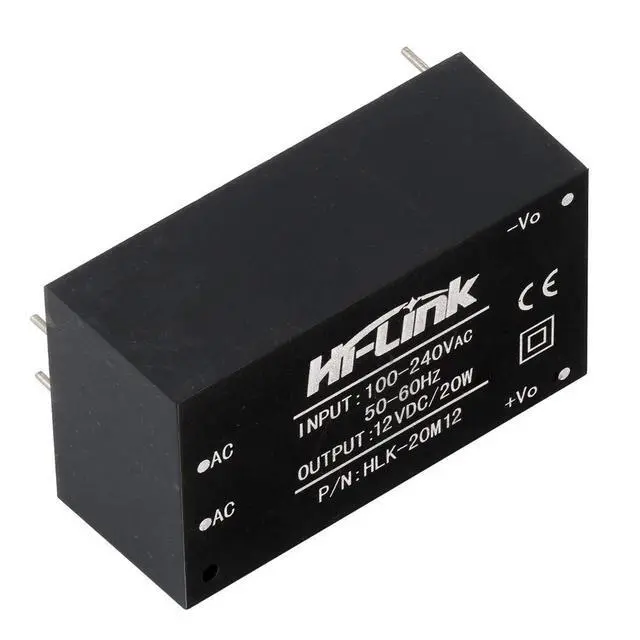 Alt view image 3 of 6 - HLK-20M12 AC-DC 220V to 12V 20w Step-Down Power Supply Module Intelligent Household Switch Power Supply Module (5 PCS)