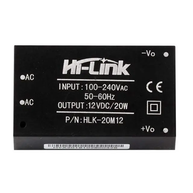 Alt view image 2 of 7 - HLK-20M12 AC-DC 220V to 12V 20w Step-Down Power Supply Module Intelligent Household Switch Power Supply Module (1 PCS)