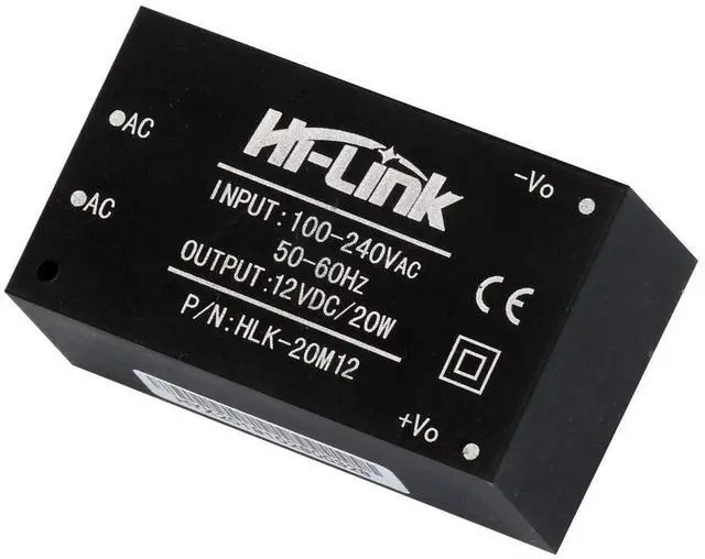 Alt view image 2 of 6 - HLK-20M12 AC-DC 220V to 12V 20w Step-Down Power Supply Module Intelligent Household Switch Power Supply Module (5 PCS)