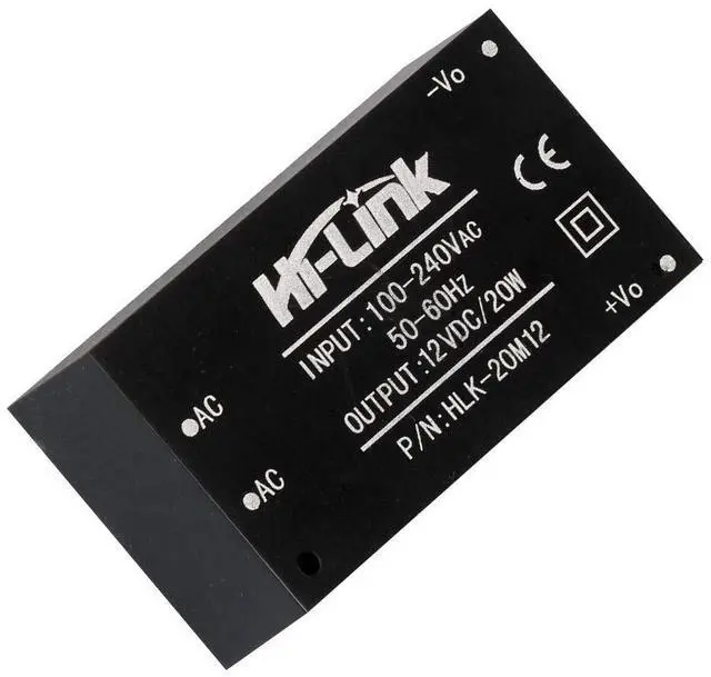 Main image of HLK-20M12 AC-DC 220V to 12V 20w Step-Down Power Supply Module Intelligent Household Switch Power Supply Module (5 PCS)