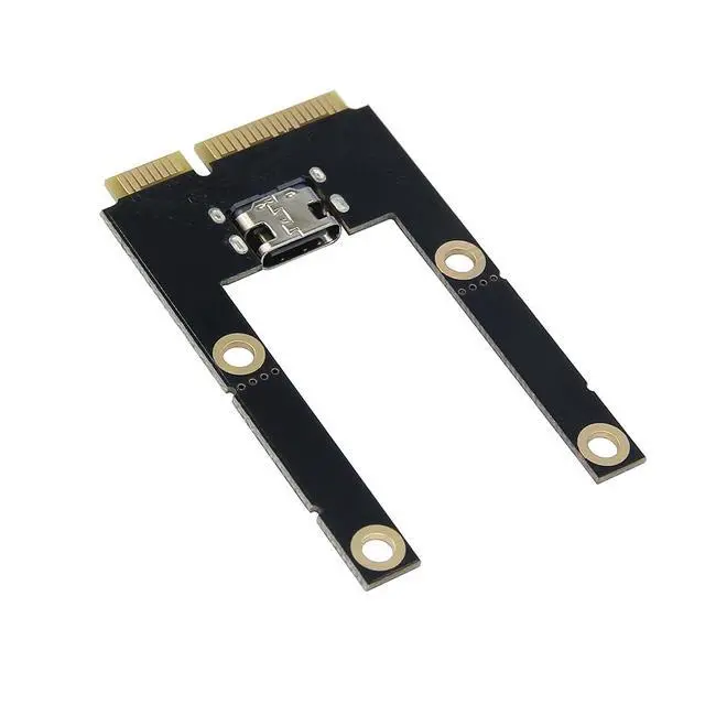 Alt view image 7 of 7 - Mini PCI to TF/USB-C Adapter Card Support for Laptop Card Reader Supports Half-Height Full-Height Application (MINI PCI-E to USB-C)