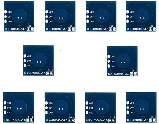 Main image of HLK-LD1040 X-Band 10G Micro Motion Intelligent Sensor Low Power Ra·DAR Sensor Module Support Fast Inspection Mode (10Pcs)