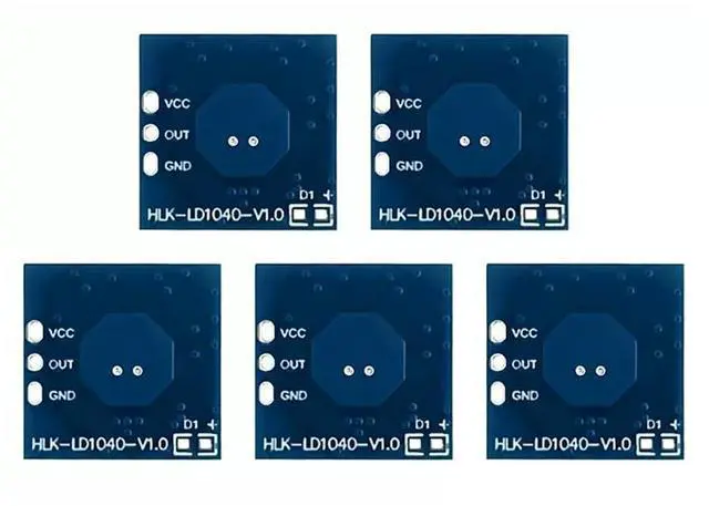 Alt view image 6 of 7 - HLK-LD1040 X-Band 10G Micro Motion Intelligent Sensor Low Power Ra·DAR Sensor Module Support Fast Inspection Mode (10Pcs)