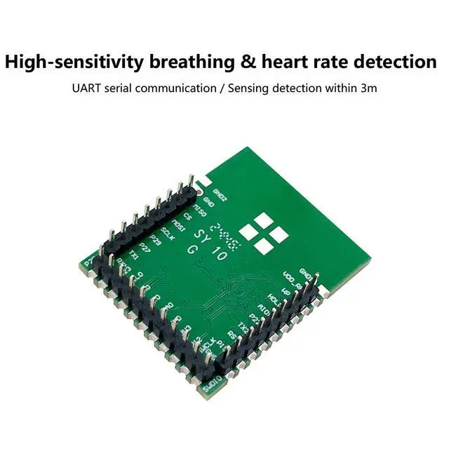 Alt view image 7 of 7 - HLK-LD6003 60G Heart Rate Detection Radar Module 3M Non Contact Millimeter Wave Breathing + Heartbeat Sensor Support UART Serial Communication