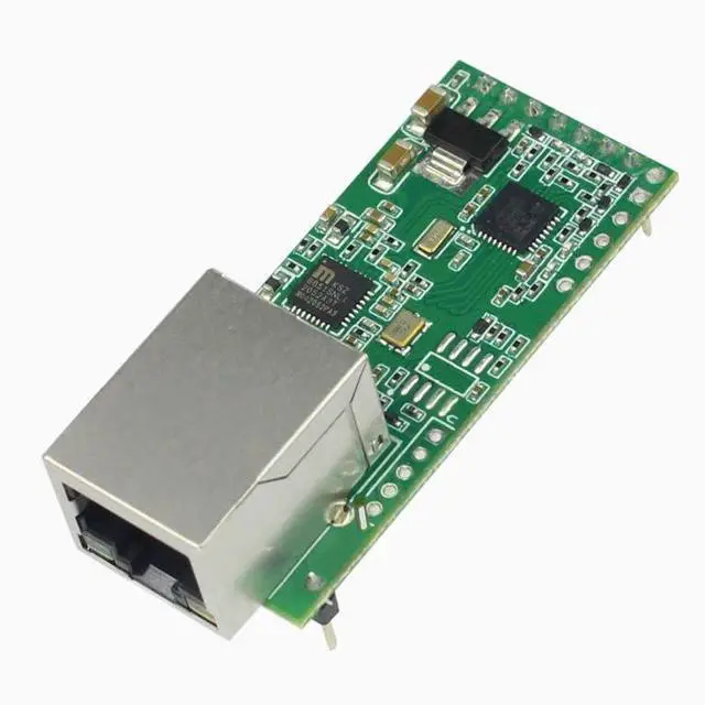Alt view image 2 of 7 - Tiny Serial Ethernet Converter USR-TCP232-T2 Module Serial UART TTL to Ethernet TCPIP Module Support DHCP and DNS Upgraded (20pcs)