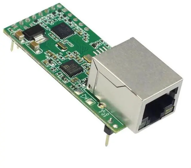 Alt view image 7 of 7 - Tiny Serial Ethernet Converter USR-TCP232-T2 Module Serial UART TTL to Ethernet TCPIP Module Support DHCP and DNS Upgraded (10pcs)
