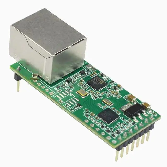 Alt view image 3 of 7 - Tiny Serial Ethernet Converter USR-TCP232-T2 Module Serial UART TTL to Ethernet TCPIP Module Support DHCP and DNS Upgraded (20pcs)