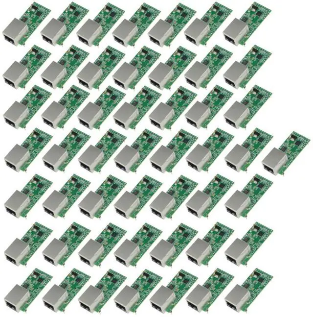 Main image of Tiny Serial Ethernet Converter USR-TCP232-T2 Module Serial UART TTL to Ethernet TCPIP Module Support DHCP and DNS Upgraded (50pcs)