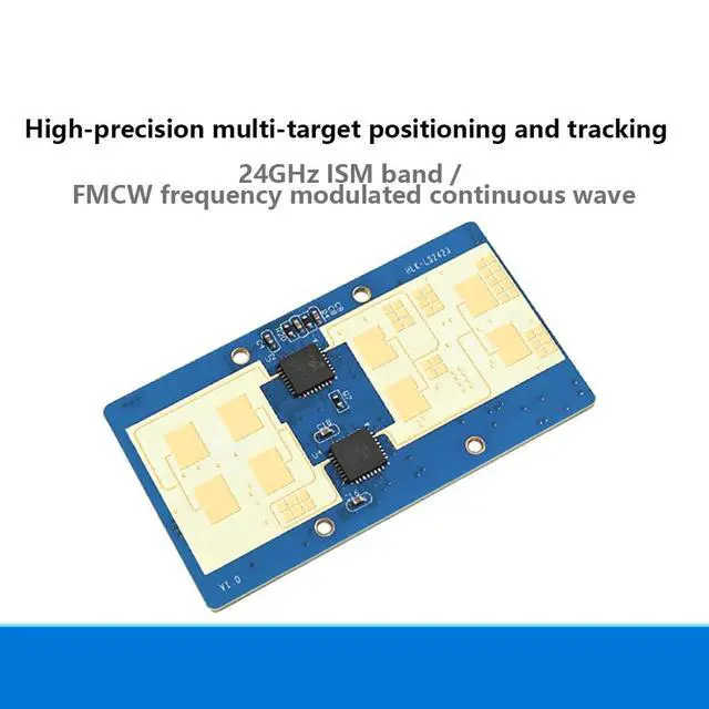 Alt view image 6 of 7 - HLK-LD2423 24G Multi-Target Recognition Millimeter-Wave Radar Tracking Sensor Human Trajectory Detection for Distance, Angle, and Speed (Module only)