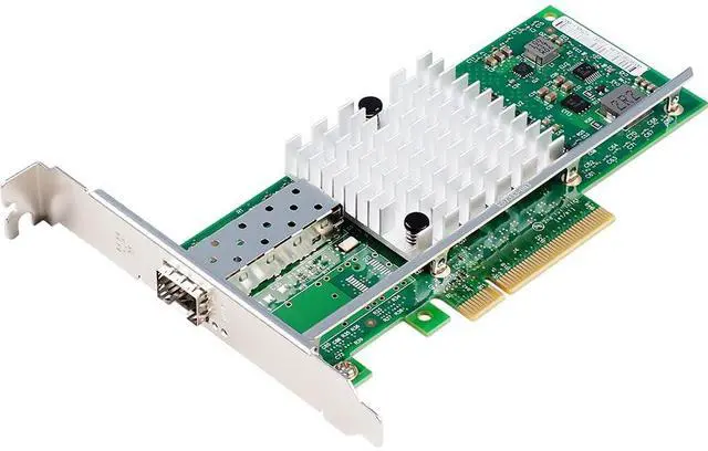 Main image of PCIe2.0 x8 to 1Port SFP+ Network Card 10G Fiber Module Adapter X520-DA1 Support X8 X16