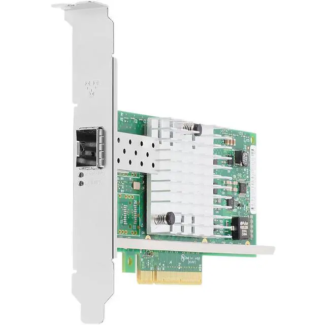 Alt view image 5 of 7 - PCIe2.0 x8 to 1Port SFP+ Network Card 10G Fiber Module Adapter X520-DA1 Support X8 X16