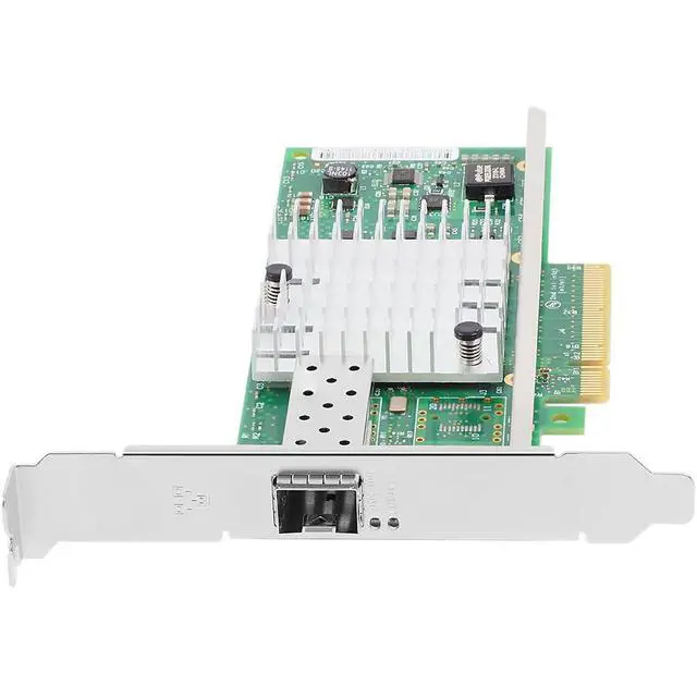 Alt view image 6 of 7 - PCIe2.0 x8 to 1Port SFP+ Network Card 10G Fiber Module Adapter X520-DA1 Support X8 X16